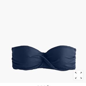 J.crew Strapless bikini top